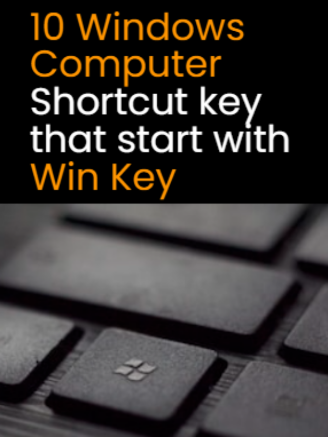 Windows Computer Shortcut key that start with Win Key || alienweb.in (Copy)