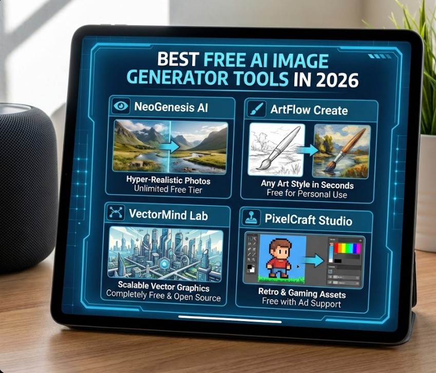 Best free AI image generator tools in 2026 for creating high quality images without design skills