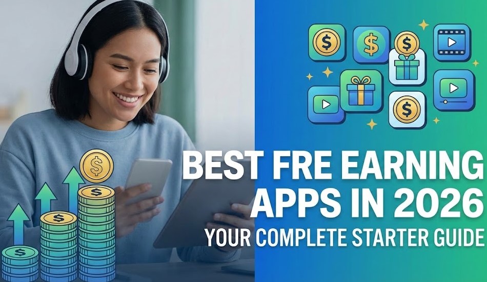 Best free earning apps in 2026 for students and beginners to earn money online without investment