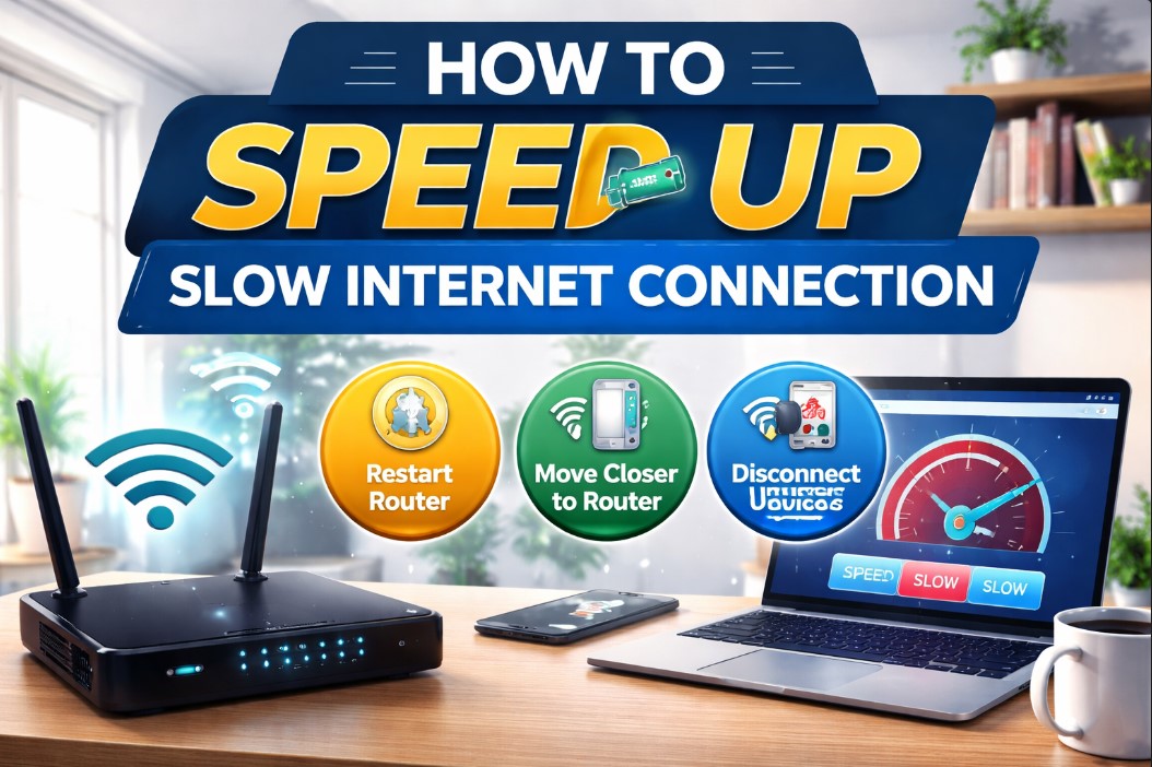 How to speed up slow internet connection using router optimization and WiFi speed improvement tips