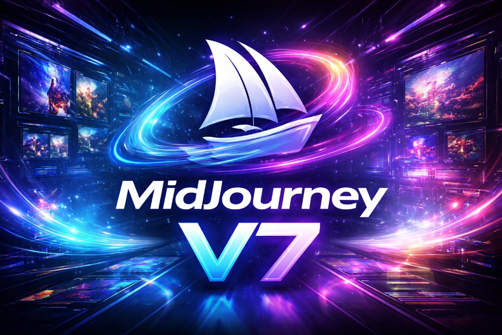 MidJourney V7 AI image generator futuristic design 2026