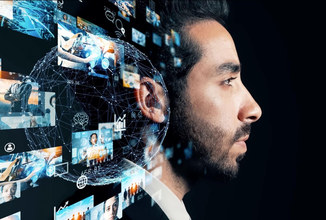 AI Digital Twins futuristic virtual human intelligence technology