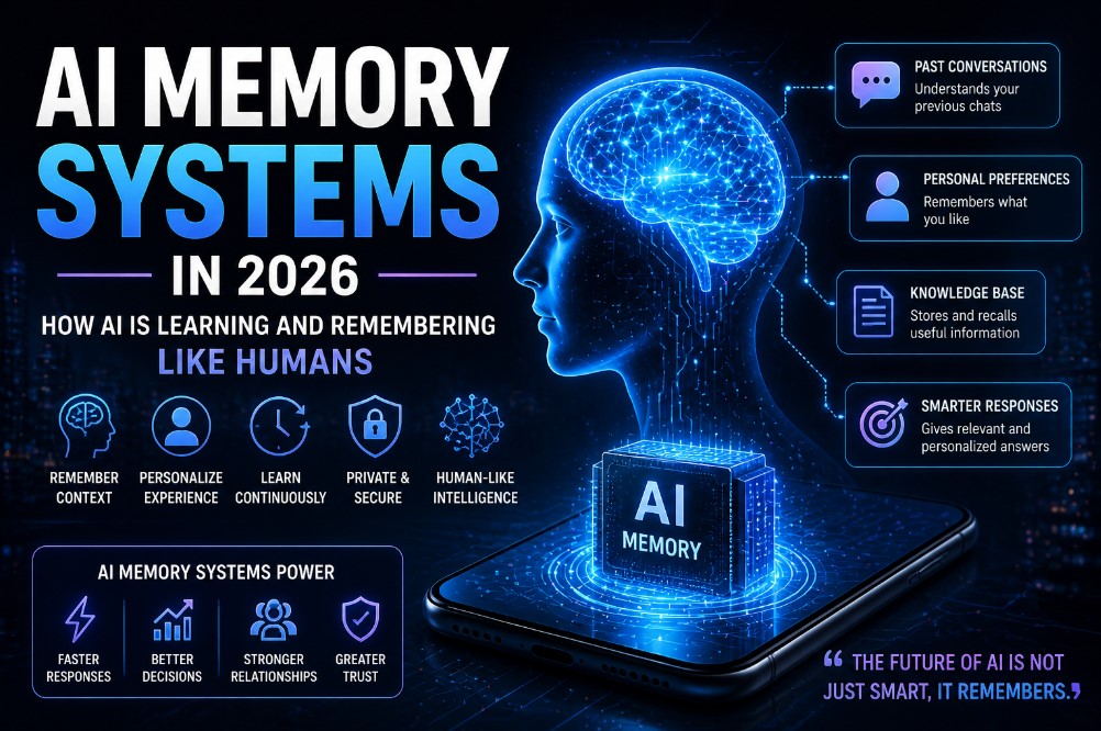 AI Memory Systems in 2026 human like AI learning and remembering